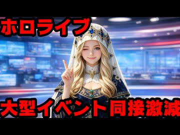 ホロライブ、主たる大型イベントの同接が20%～40%減少！衰退期か？【カバー株式会社/VTuber】