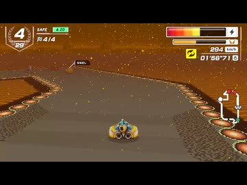 ミラーのサンドストームⅡで自己最高順位をとれました【F-ZERO99】
