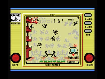 MSX BASICでゲーム＆ウオッチ ファイアを作ってみた