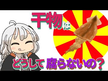 【ゆかりさん教えて！】干物はどうして腐らないの？