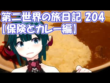 第二世界の旅日記 204【保険とカレー編】