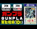 ガンプラ 買取相場《123点/1日》｜02月05日 ＜100円以上騰落＞ #ガンダム #プラモデル