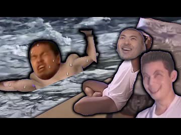 一人だけ激流の中でホモビ撮影しろって言われた野獣先輩