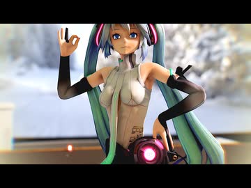 【MMD】 大人ミクさん　(いけないボーダーライン）