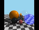 [Portfolio]レイトレーシング（Python）