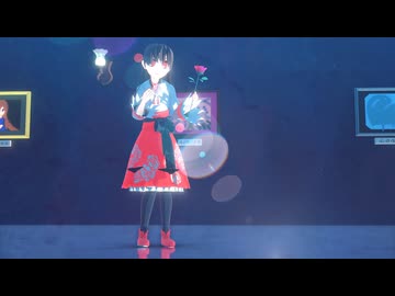 【千本桜】自作着物ギャリーさんとイヴちゃんに踊ってもらった【Ib/Ibmmd】