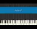 （オリジナル）夜想曲（Nocturne）3番【synthesia】
