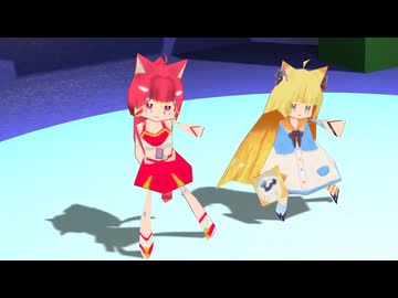 【VRMLiveViewer】256ポリモデルで『オツキミリサイタル』【にゃんたじあ！】