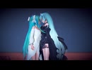 【MMD】 見えない黒に落ちていけ 『YYB初音ミク』