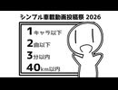 シンプル車載動画投稿祭2026　告知動画