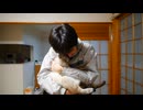 僕の腕の中で初めて喉をゴロゴロと鳴らしてくれました