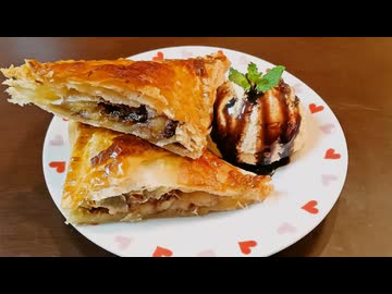 簡単！男のバレンタインスイーツ！！『チョコバナナパイ』を作るぜ！マジで！！