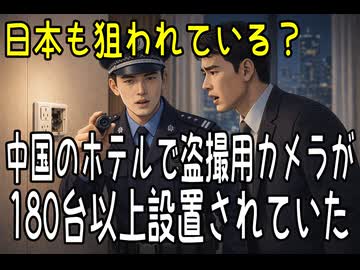 日本のホテルも危ない？中国のホテルでカギを差し込むと隠しカメラが作動し撮影が開始される！カメラ台数は180台以上【きょうの気になる詩。】