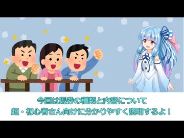 【初心者さん必見】馬券の賭け方と内容について【琴葉葵】