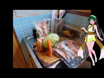 蒸着うどんつくってみたほば