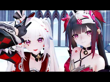 【崩壊スターレイルMMD】火花ちゃんと花火ちゃんに「WAA!!!!」を踊ってもらいました