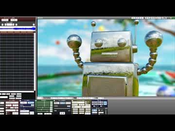ロボットのモデルが移動するだけ