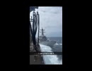 We have a video showing USS Truxtun (DDG-103) colliding with USNS Supply (T-AOE 6) in the Caribbean