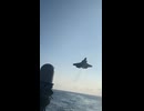 too much poweeeeer. F-35C bump crashing on the USS Carl Vinson
