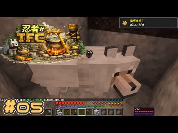 【Minecraft】忍者がTFC # 05【TerraFirmaCraft】