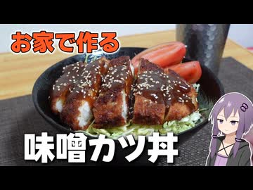 カツが食べたかったので味噌カツ丼【VOICEROID】