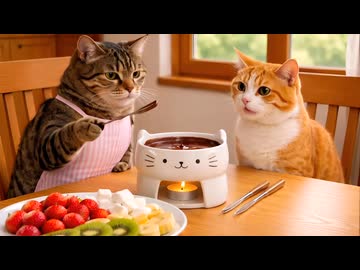 ホモと見るバレンタインを満喫してしまう猫