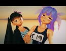 【艦これMMD】伊１９とサキで「バブルの素敵なフルコース」【Milu】