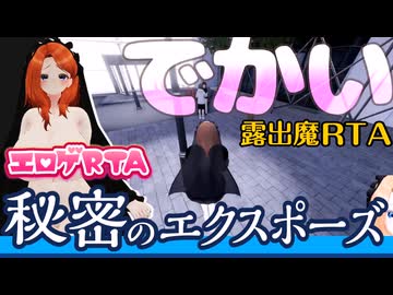【エロゲRTA】秘密のエクスポーズ露出魔RTA_むちむち巨女シスターチャート26:08