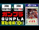 ガンプラ 買取相場《64点/1日》｜02月16日 ＜100円以上騰落＞ #ガンダム #プラモデル