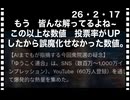 26・2・17　不正選挙　バレバレのバレ