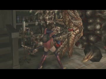 新鬼武者 リョナ②触手ﾓﾝｽﾀｰ×茜(2)