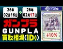 ガンプラ 買取相場《25点/1日》｜02月17日 ＜100円以上騰落＞ #ガンダム #プラモデル