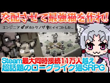 【Mewgenics】圧倒的スキル数と交配システムで暴れろ！ 今世界で一番売れているインディーゲームをプレイですわよ～～～!!!【日本語化MODあるよ】