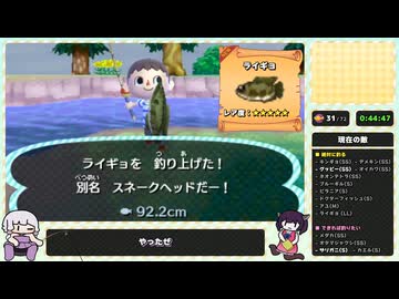 【RTA】とびだせ どうぶつの森 - 金の釣り竿入手 2時間44分57秒（2/4）