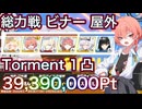 【ブルアカ】総力戦 ビナー 屋外 Tormnet 1凸 39,390,000Pt【ブルーアーカイブ】