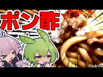 ポン酢で焼うどんは作れない？出来らぁ！！！焼うどん探求録】＃ずんだもん　＃結月ゆかり　＃焼うどん　＃焼うどん革命