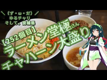 【アシスト車載】＼（ず・ω・だ）／ゆるチャリそして、宮城県 252目 ラーメン堂 極さん チャハーン大盛り