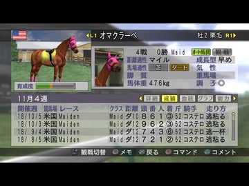 【実況】ウイニングポスト7 マキシマム2008 #133