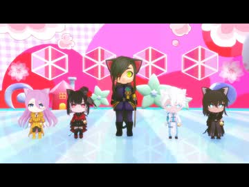 【MMD刀剣乱舞】ねこのおて【にゃっかり青江と刀猫達】