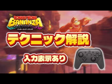 【入力表示あり】ドンキーコングバナンザRTAテクニック解説