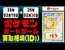 ポケカ 買取相場《116点/1日》｜02月20日 ＜100円以上騰落＞ #ムニキスゼロ #ポケモンカードゲーム #スタートデッキ100 #MEGAドリームex #ピカチュウ #リザードン