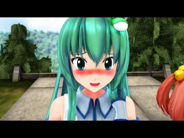 【東方MMD】真夏の昼の早苗さん
