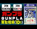 ガンプラ 買取相場《20点/1日》｜02月21日 ＜100円以上騰落＞ #ガンダム #プラモデル