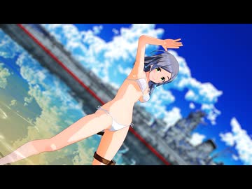 【MMD艦これ】白ビキニな黒潮ちゃんで「FREELY TOMORROW」【艦これ紅白歌合戦】