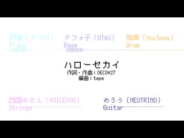 【みんなで演奏（概念）REMIX】ハローセカイ / DECO*27