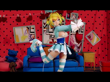 【MMD】ボンバーガール/パイン【衰退ダンス】