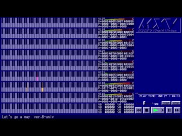 ym2151音源でデイトナUSAのLet's go awayを歌わせてみた