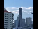 Insane footage of the C-17 Globemaster flying through Brisbane!