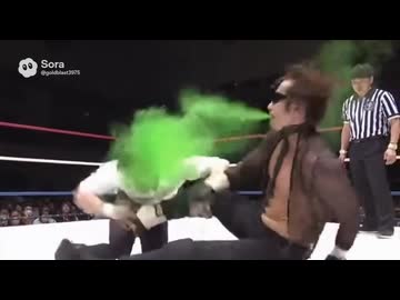 プロレスラー拓也vs葛城蓮.NEVER