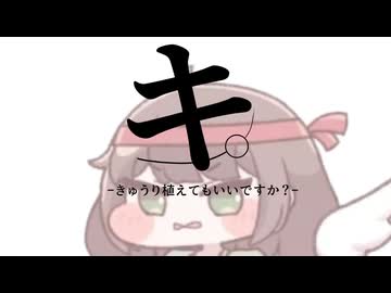 キ。キュウリ植えてもいいですか？